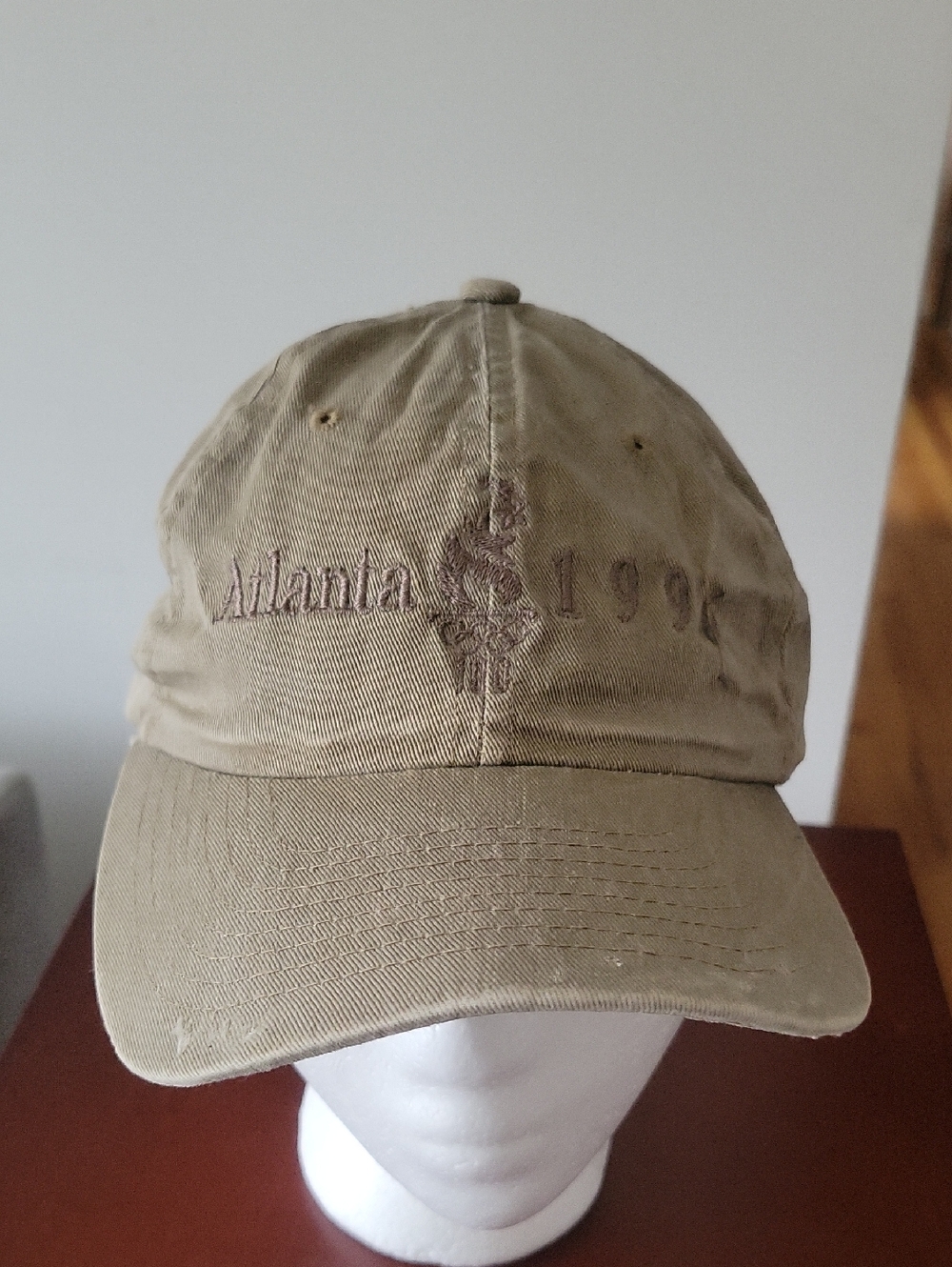 Hanes 1996 Atlanta Olympics Hat, Tan, Vintage